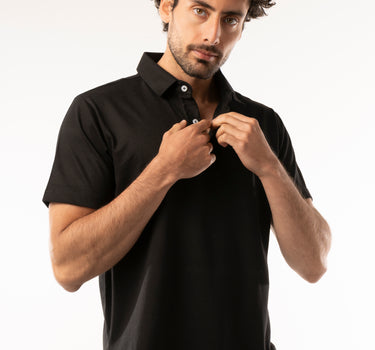 Camisa Polo - Negro