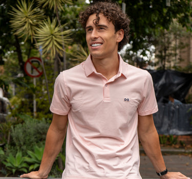 CAMISA POLO ROSADO