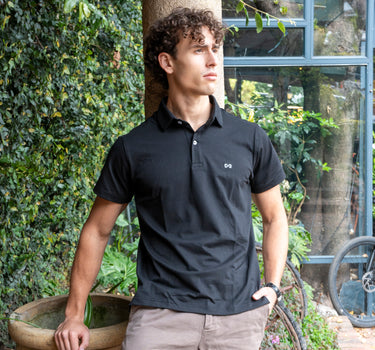 CAMISETA POLO NEGRO